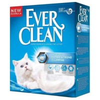 Ever Clean (Эвер Клин) EXTRA STRONG CLUMPING UNSCENTED (Екстра Сила без запаху) бентонитовый наполнитель для котов, 6 л